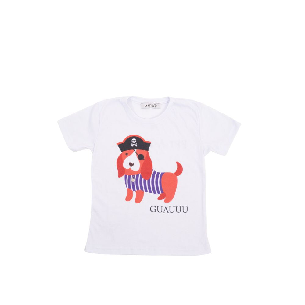 Playera Perrito Pirata Unisex para Niña/o JASIVE